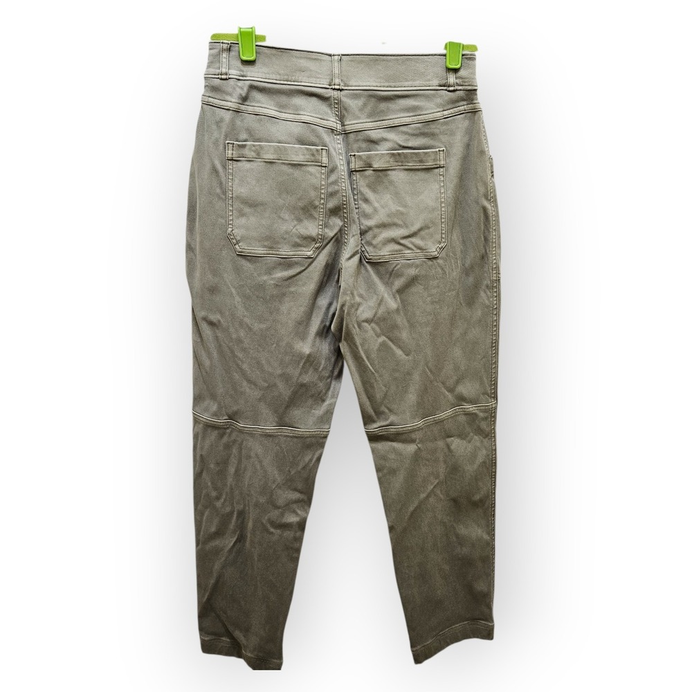 SPANX Womens M/M Green Twill High Waisted‎ Utility Pants - Picture 2 of 11